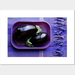 Purple Aubergine Posters and Art